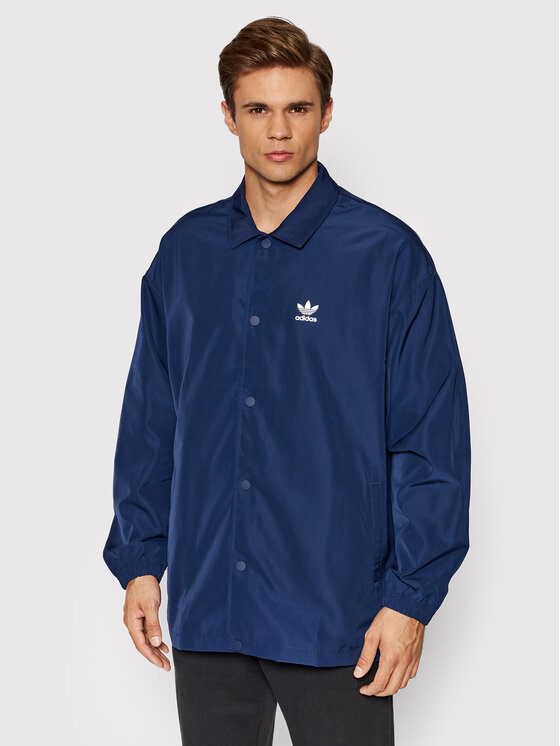 adidas adidas Geacă adicolor Classics Trefoil H09128 Bleumarin Loose Fit