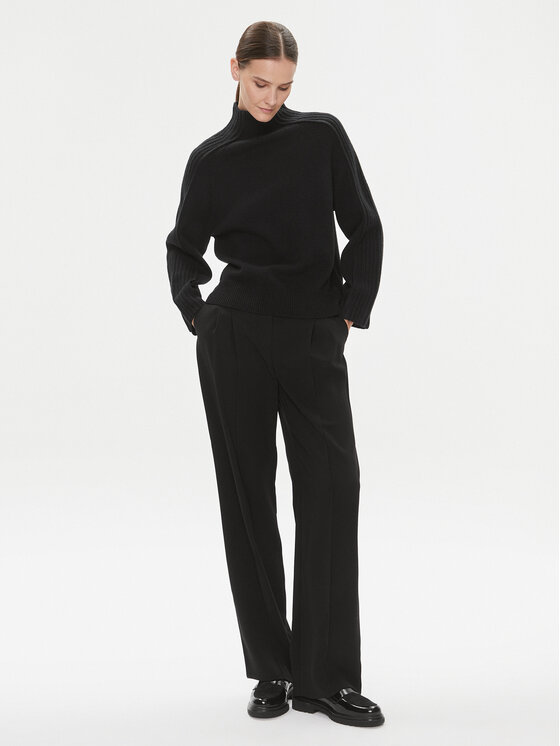 Calvin Klein Calvin Klein Rollkragenpullover K20K205985 Schwarz Relaxed Fit