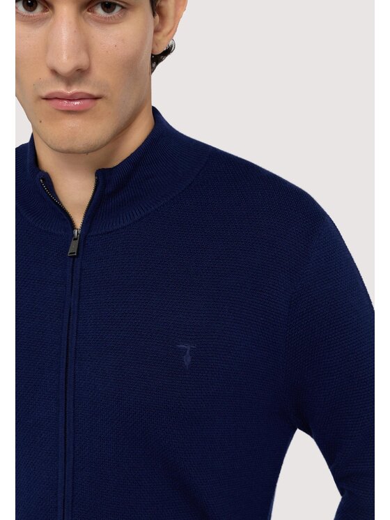 Trussardi Trussardi Cardigan M0238000025N034 Celeste Regular Fit