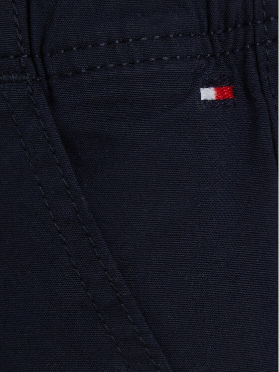 Tommy Hilfiger Tommy Hilfiger Kalhoty z materiálu KB0KB08837 Tmavomodrá Regular Fit