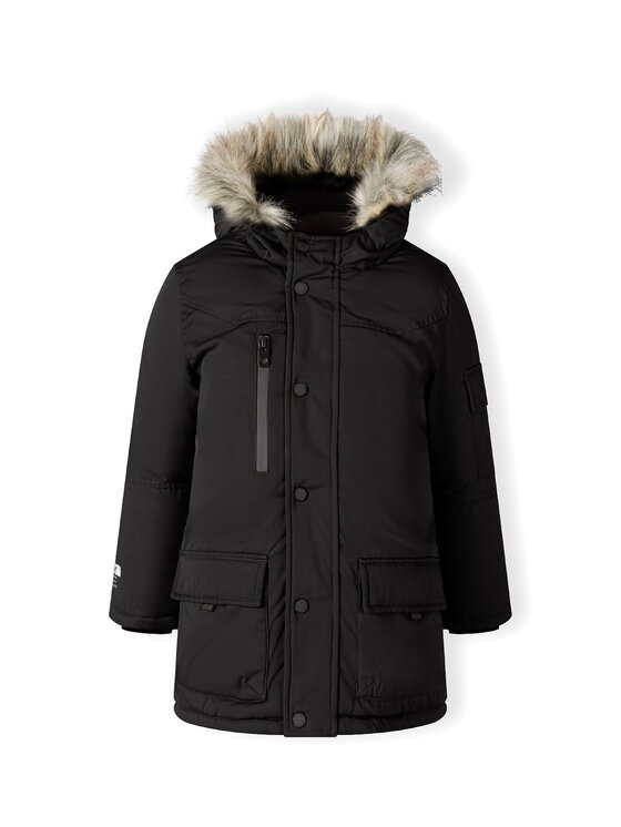 minoti minoti Kurtka zimowa 19coat70 Czarny Regular Fit