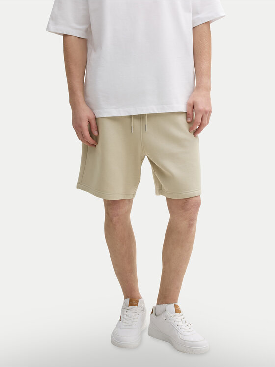 Tom Tailor Denim Tom Tailor Denim Sport rövidnadrág 1045584 Bézs Regular Fit