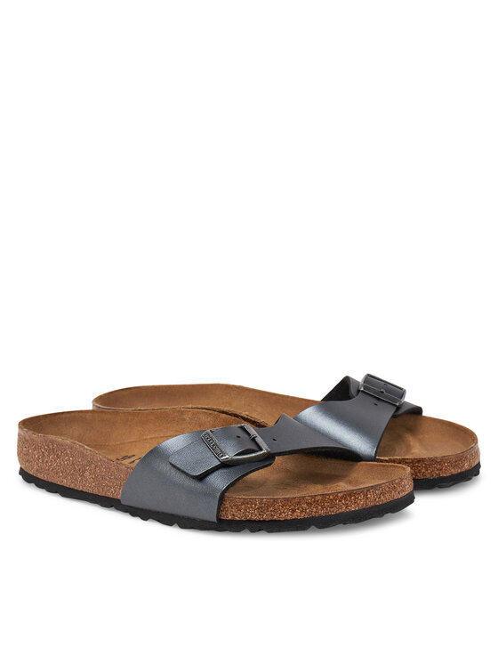 Birkenstock Birkenstock Natikači Madrid Birko-Flor 1021532 Siva