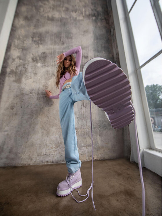 DeeZee DeeZee Auliniai batai H021201-01 Violetinė