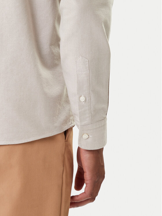 BOSS BOSS Srajca H-Liam 50555966 Bež Regular Fit