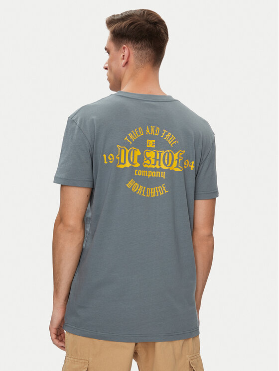 DC Shoes DC Shoes Tricou Chain Gang Tss ADYZT05348 Gri Regular Fit