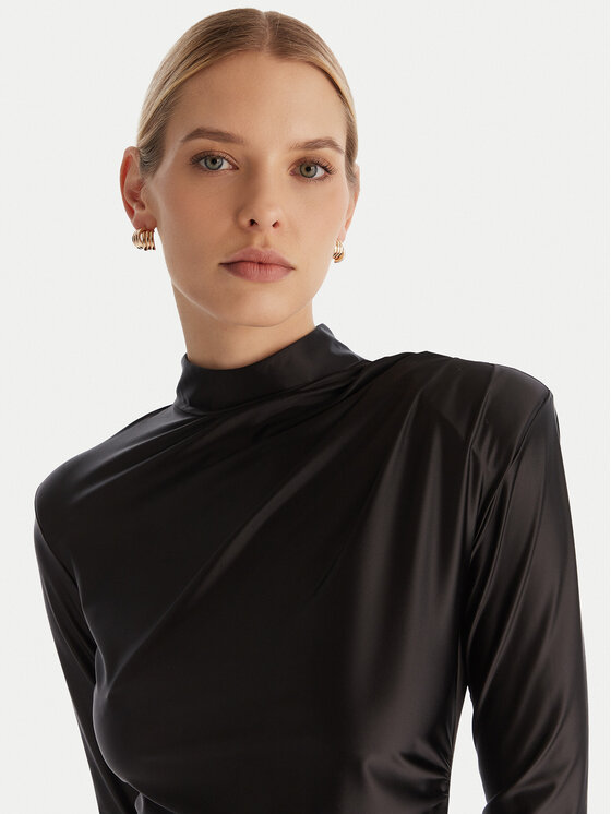 ACCESS FASHION ACCESS FASHION Sukienka koktajlowa 54-3037-170 Czarny Slim Fit