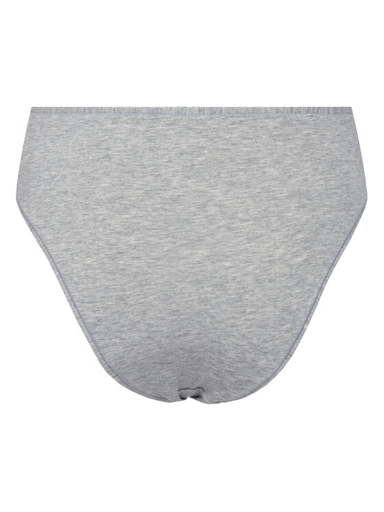 Hunkemöller Hunkemöller Mutande classiche a vita alta 302033 Grigio