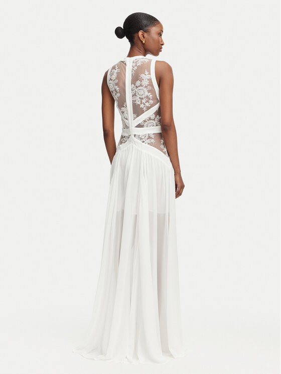 Babylon Babylon Õhtune kleit W EL0706 Valge Regular Fit
