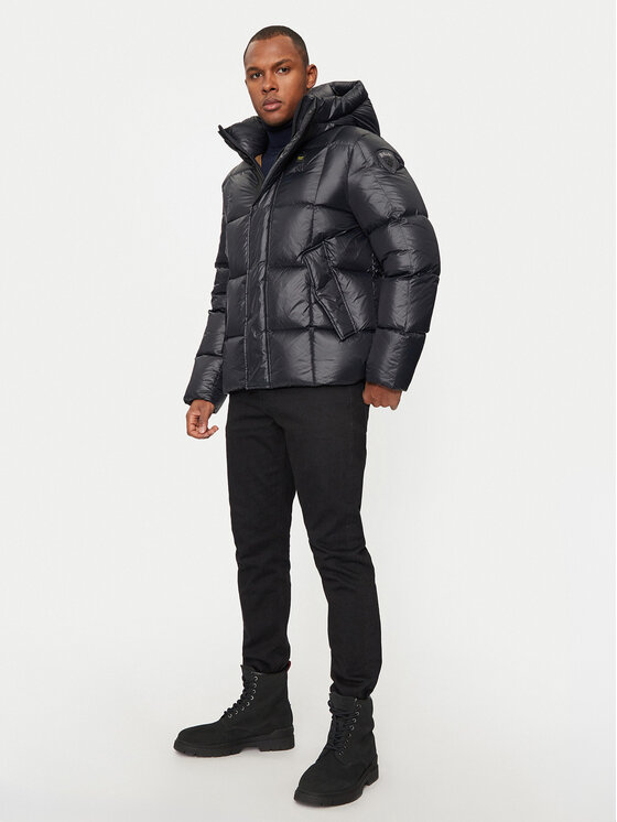 Blauer Blauer Μπουφάν πουπουλένιο 24WBLUC03025 Μαύρο Regular Fit