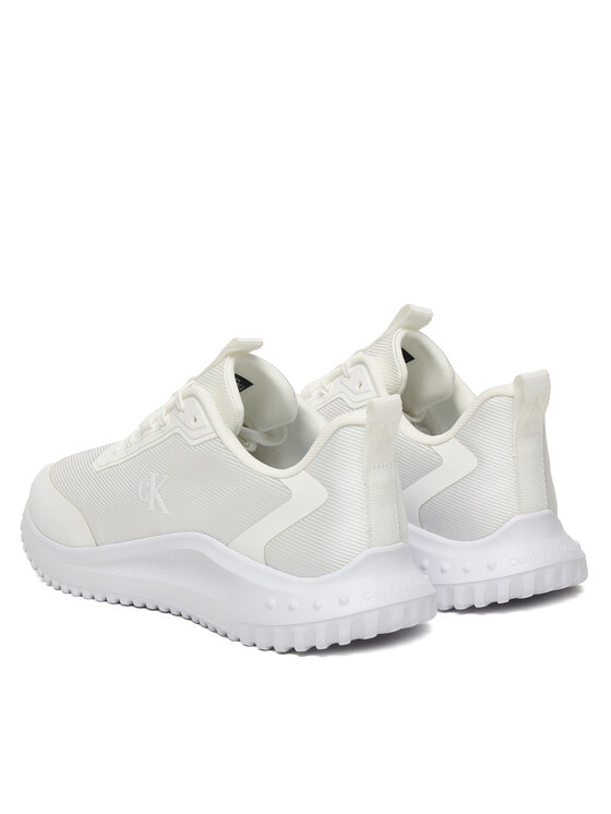 Calvin Klein Calvin Klein Sneakersy Eva Runner Lace Up Mat Mix YM0YM01442 Bílá