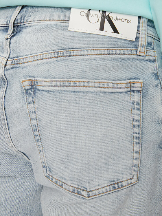 Calvin Klein Jeans Calvin Klein Jeans Džínové šortky J30J324871 Modrá Slim Fit