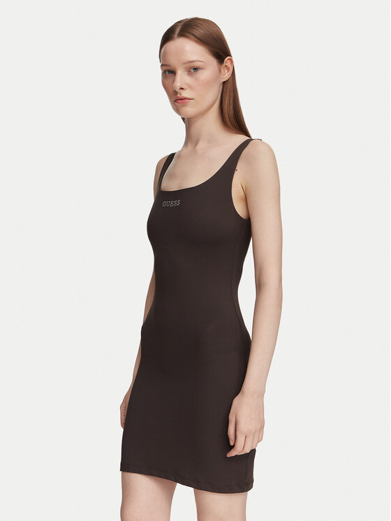 Guess Rochie de vară V6YK07 K4711 Maro Slim Fit