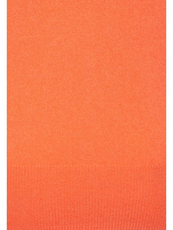 Style Republic Style Republic Sweter Kaszmir Pomarańczowy Comfort Fit