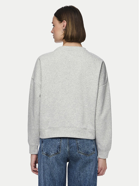 Pieces Pieces Majica dugih rukava Chili 17113432 Siva Regular Fit