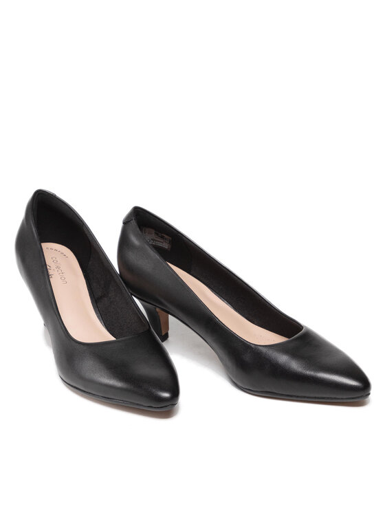 Clarks Clarks Półbuty Linvale Jerica 261372084 Czarny