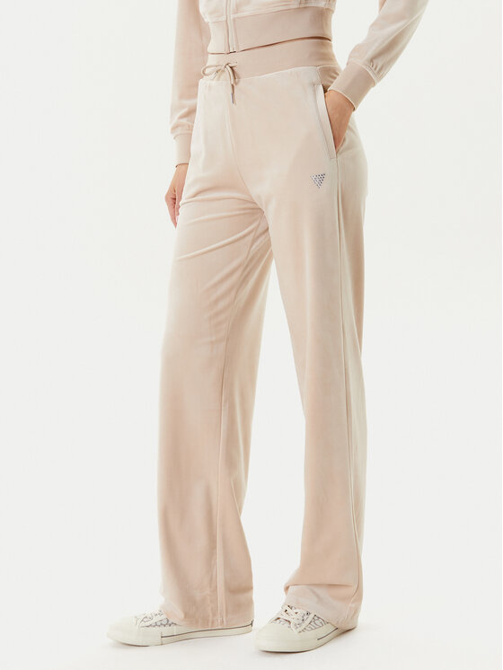 Guess Guess Jogginghose V3BB26 K0232 Beige Regular Fit
