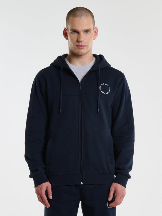 BIG STAR BIG STAR Bluza AJRON Granatowy Basic Fit