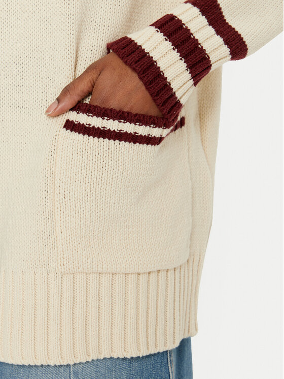 Weekend Max Mara Weekend Max Mara Kardigan Vicolo 2515341061 Écru Regular Fit