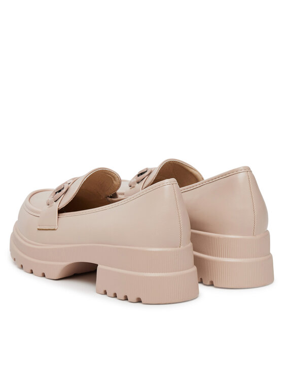 DeeZee DeeZee Loafersy DFY-18 Beżowy