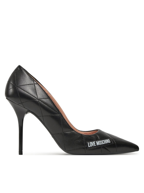 Pantofi cu toc subțire LOVE MOSCHINO JA10369G1IIE0000 Negru