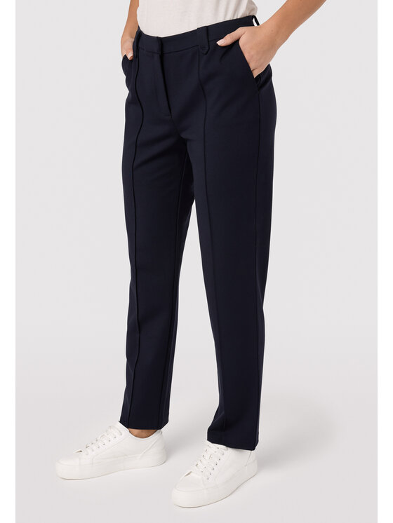 QUIOSQUE QUIOSQUE Bavlnené nohavice QUIOSQUE 3VF001802 Tmavomodrá Regular Fit