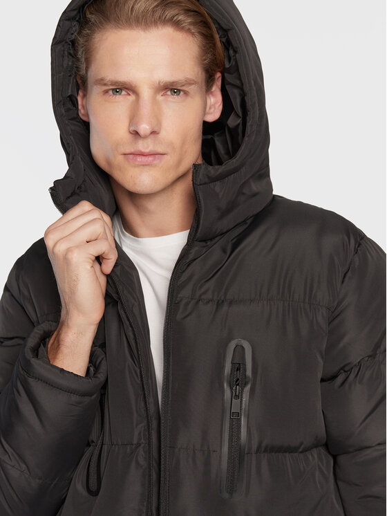 Brave Soul Brave Soul Žieminė striukė MJK-OAKWOOD Juoda Regular Fit