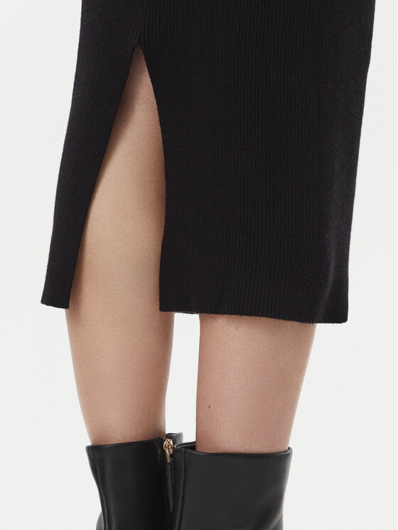 Morgan Morgan Trikotāžas kleita 262-RMILOR Melns Slim Fit