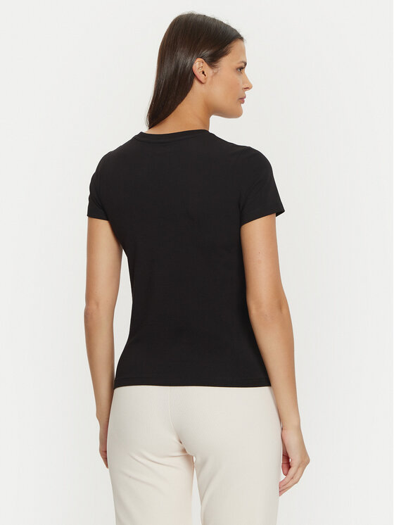 Guess Jeans Guess Jeans T-Shirt W4YI01 J1314 Czarny Regular Fit