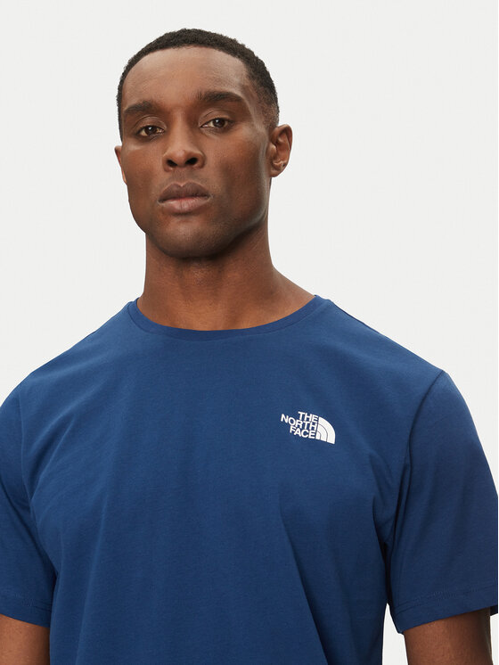 The North Face The North Face T-Shirt Redbox NF0A87NP Niebieski Regular Fit