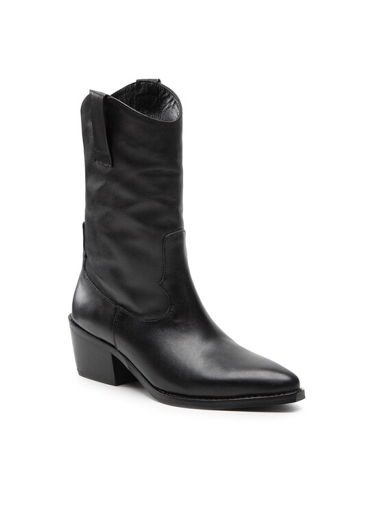 Simple Simple Īsie zābaki SL-15-02-000048 Melns