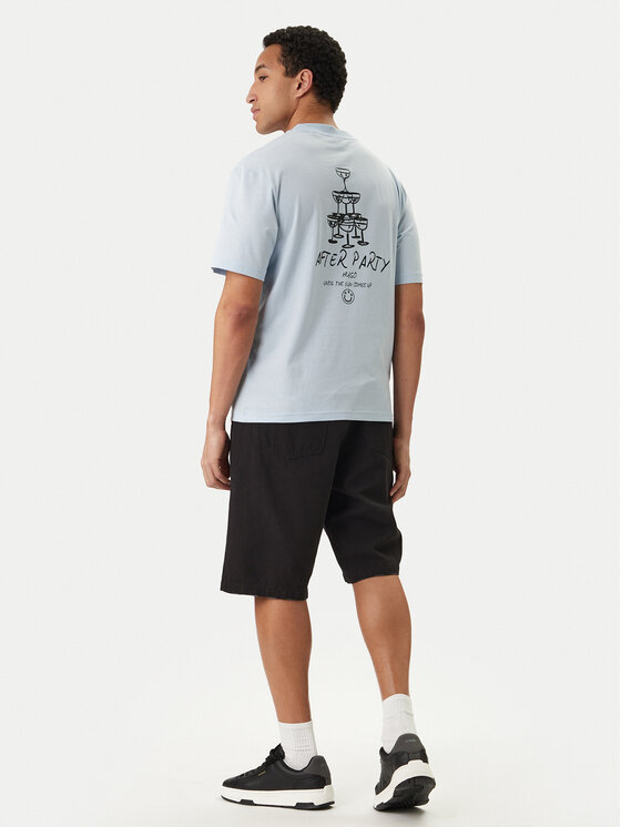 HUGO HUGO Tričko Nucavo 50560040 Modrá Regular Fit