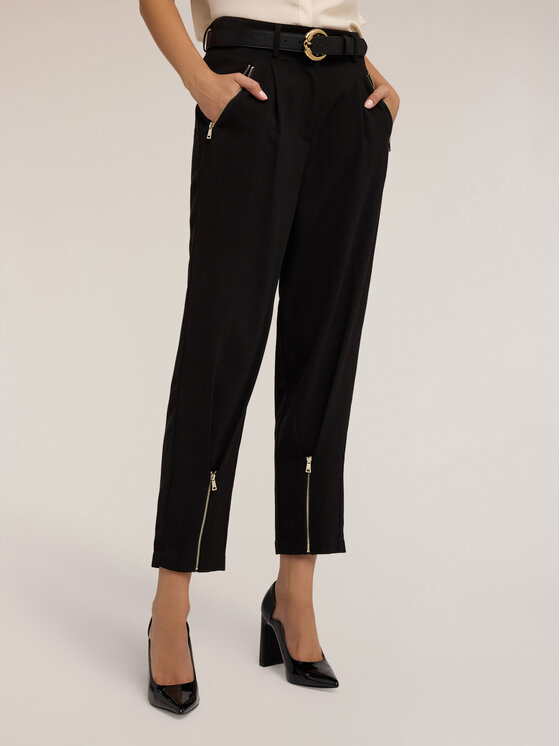 Motivi Motivi Pantaloni di tessuto P107Q004190N033 Nero Boy Fit