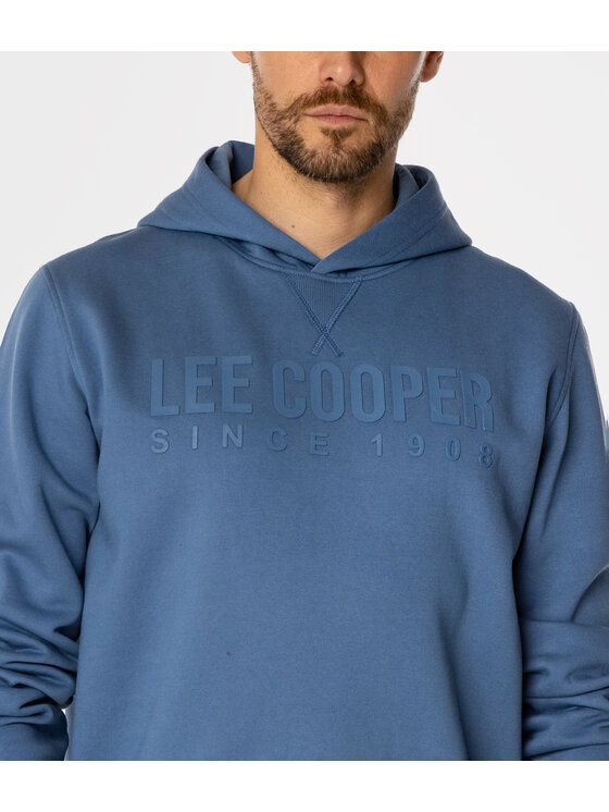 Lee Cooper Lee Cooper Bluza ARIUS Niebieski Regular Fit