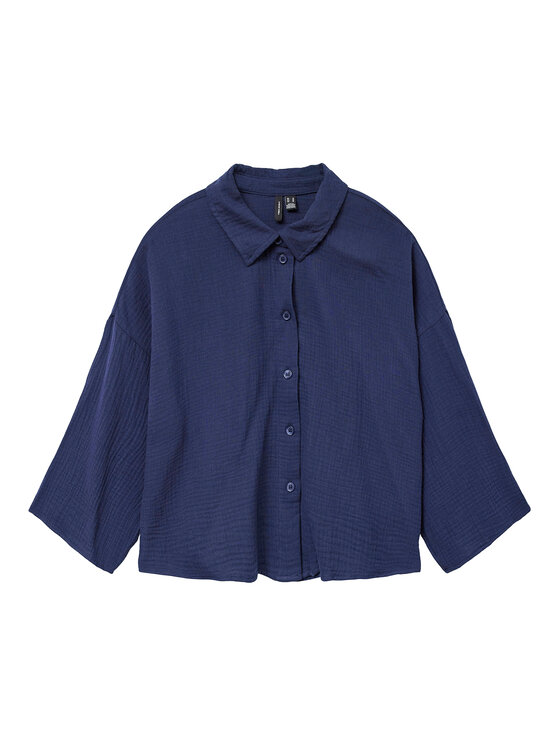Vero Moda Vero Moda Marškiniai Natali 10279685 Tamsiai mėlyna Standard Fit
