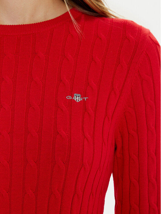 Gant Gant Sweater 4800100 Piros Slim Fit