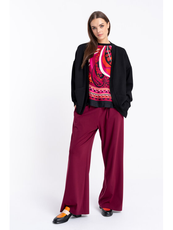 CLICK CLICK Ζακέτα 71-0045 Μαύρο Regular Fit