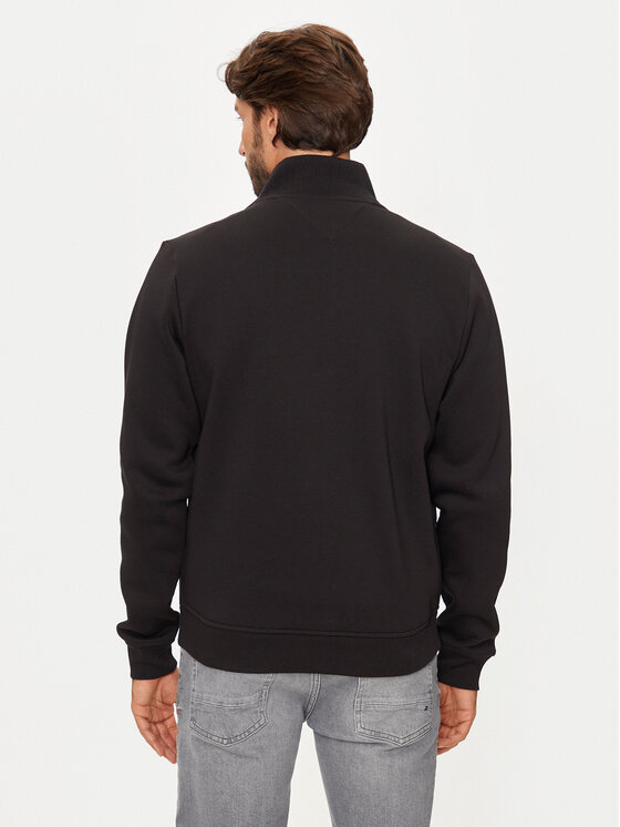 Tommy Hilfiger Tommy Hilfiger Μπλούζα MW0MW35543 Μαύρο Regular Fit