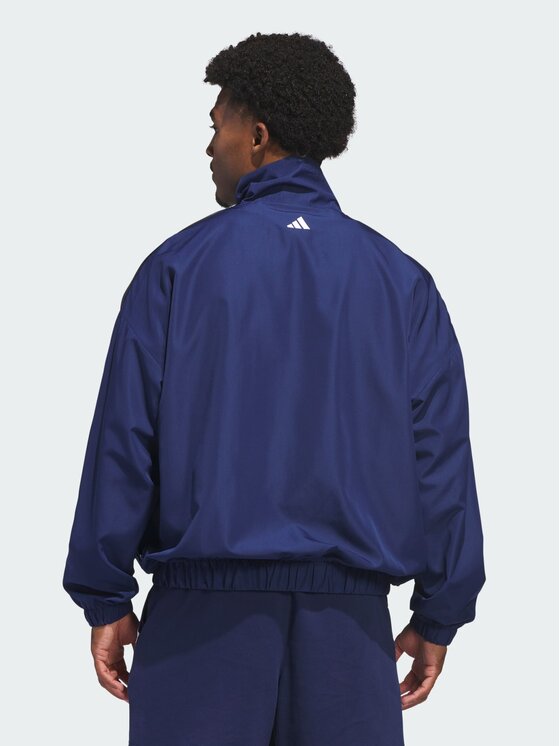 adidas adidas Wiatrówka 161025 Granatowy Loose Fit