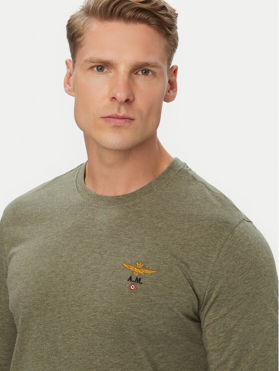 Aeronautica Militare Aeronautica Militare Hosszú ujjú 262TS2390UJ00372 Zöld Regular Fit