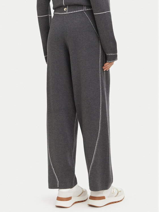 Liu Jo Sport Liu Jo Sport Трикотажні штани TF6077 MS59L Темно-сірий Regular Fit