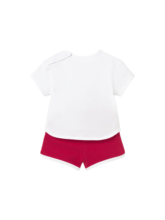 Mayoral Mayoral 2er-Set T-Shirts und Shorts 1627 Weiß Regular Fit