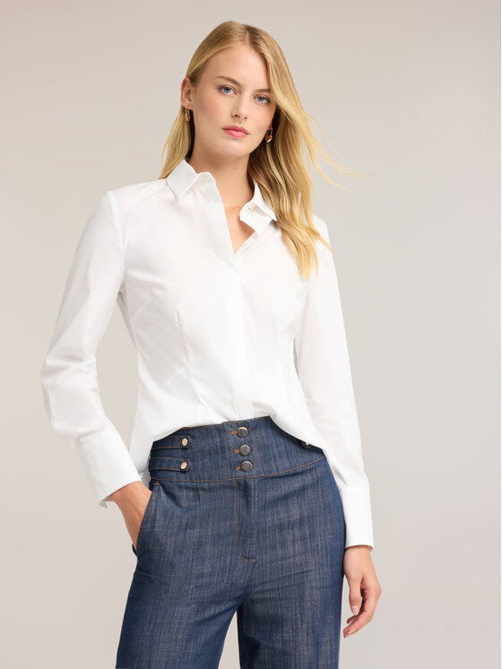 Motivi Motivi Koszula 5082Q001005N011 Biały Regular Fit