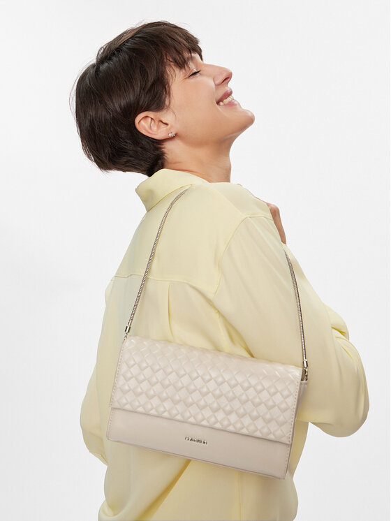 Calvin Klein Calvin Klein Rankinė Calvin Mini Quilt Mini Crossbody K60K611990 Pilka