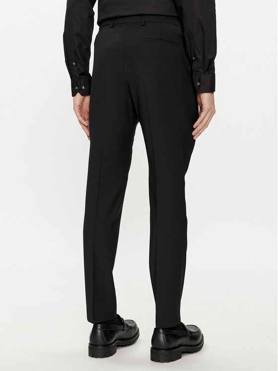 Calvin Klein Calvin Klein Hlače Modern K10K112936 Crna Slim Fit