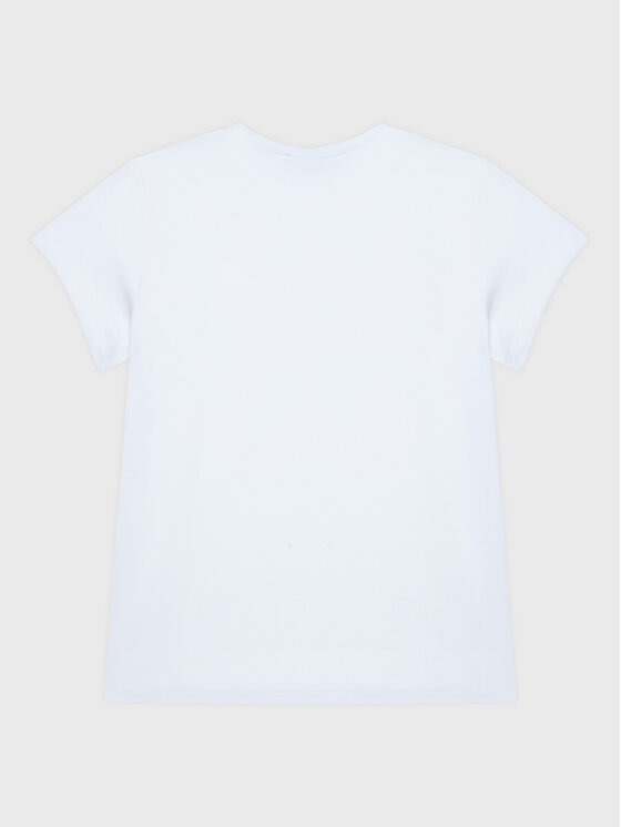 United Colors Of Benetton United Colors Of Benetton T-Shirt 3096C10C8 Bílá Regular Fit