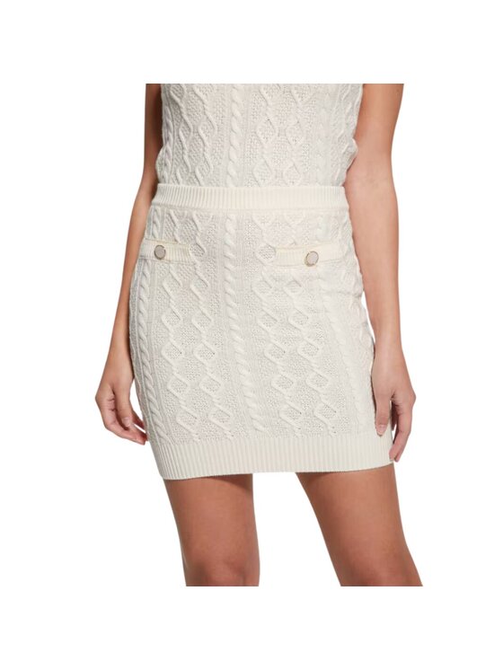 Guess Guess Spódnica Isabelle skirt swtr Beżowy Regular Fit