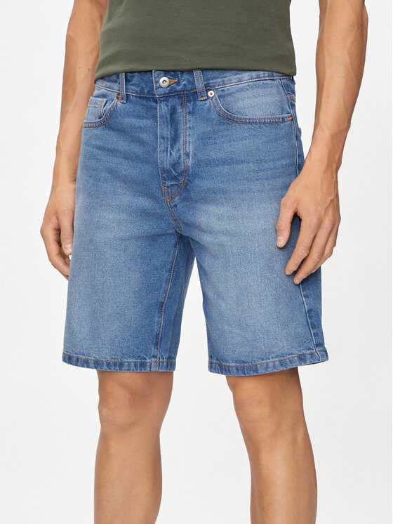 United Colors Of Benetton Pantaloncini di jeans 4IPCU900K Blu Slim Fit, taglia : 34