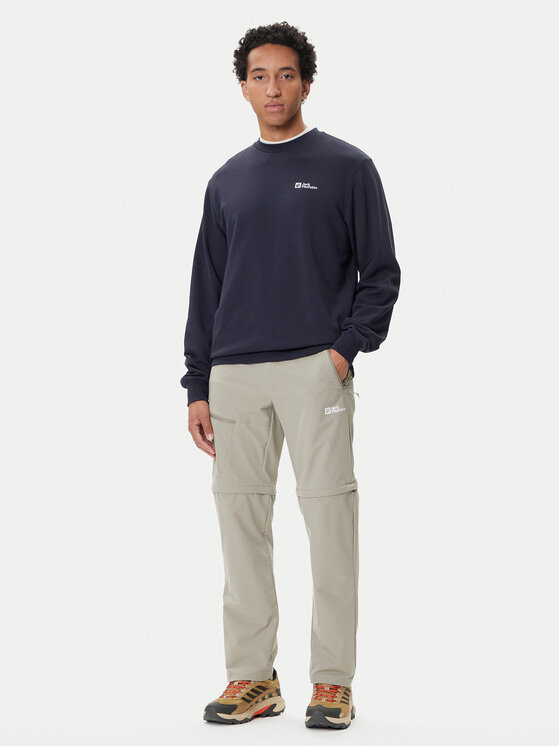 Jack Wolfskin Jack Wolfskin Majica dugih rukava Essential A63843 Tamnoplava Regular Fit