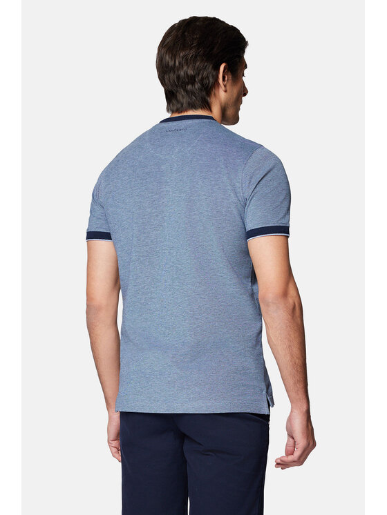 Lancerto Lancerto Polo Duke PO073124000001 Granatowy Regular Fit